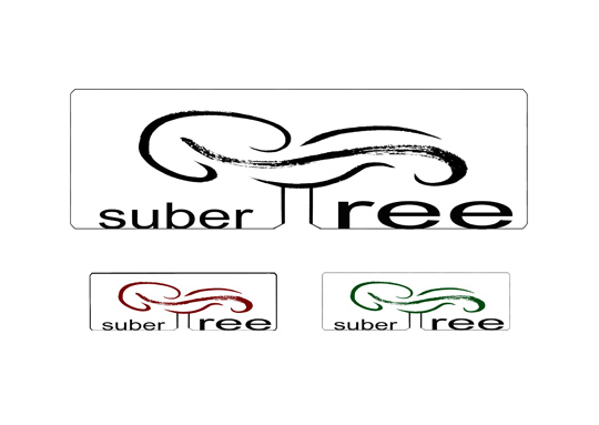 Logotipo SuberTree para la empresa Henjes Inspired by nature en Bremen (Alemania). Año 2008. Ver: www.subertree.com. Empresa de alto diseño de bolsos y complementos para la mujer. Artículos de corcho natural fashion.